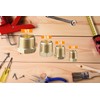 WHK 24 PCS Brass Hex Pipe Plug Fittings Kits,Brass Plugs