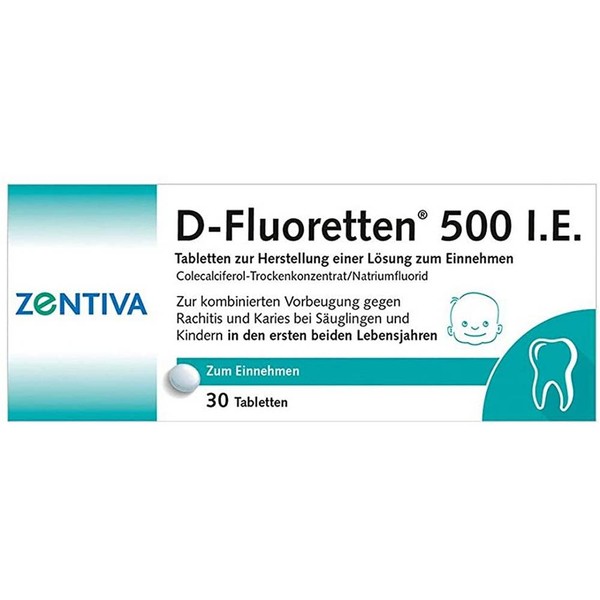 Zentiva Pharma GmbH D FLUORETTEN 500, 30