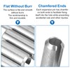 sourcing map 230Pcs Roll Pin Assortment Set 304 Stainless Steel