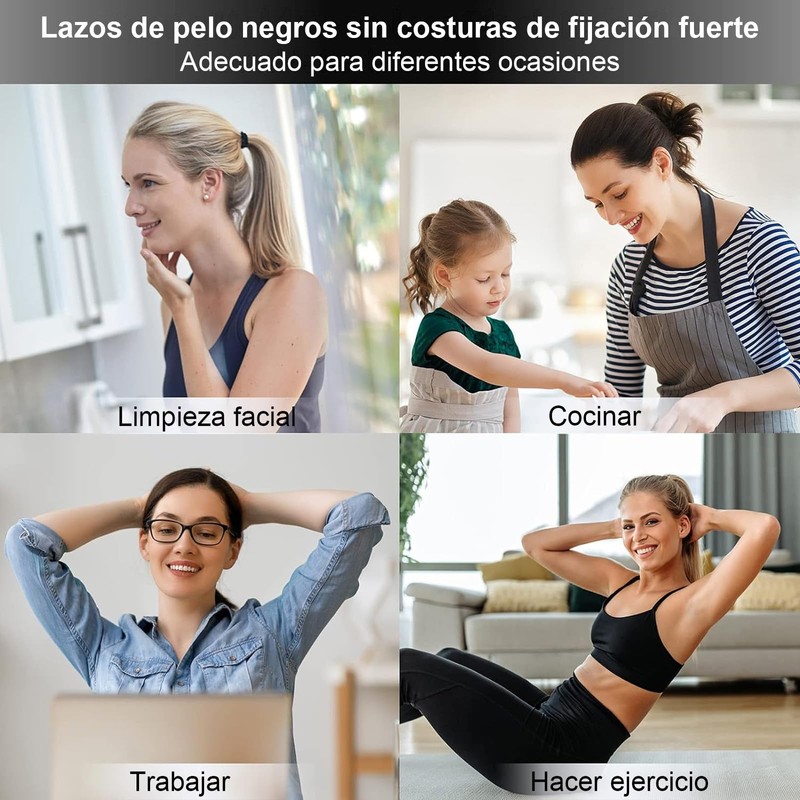 110 Pcs Ligas para Peinar el Cabello, Donas para Cabello