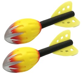 NOELAMOUR Javelic Ball Javelic Ball Javelic Throw Set of 2 Baseball Javelic Throw (Yellow)