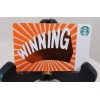 STARBUCKS CARD 2017" WINNING " GREAT CARD AT A GREAT