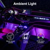 Car LED Interior Strip Lights, TEKSHINNY RGB Car Interior LED