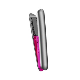 Portable Flat Iron Cordless Hair Straightener and Curler 2 in 1 Styler, 4800mAh Rechargeable Battery Powered Mini Flat Iron for Travel, Perfect Gifts for Mom Girlfriend Duaghter