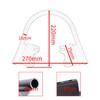 Fayedenicy Rear Passenger Seat Hand Grab Bar Rail Tail Handle