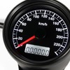 Rise Corporation LED Speedometer, Black Body/Black Panel, Electric, 240km/h 240km/h