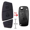 For Ford KA Key Fob 3 Button Rubber Pad For