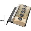 NEETBU 6PCS Expandable Spice Drawer Organizer Insert, Adjustable Tiered Countertop
