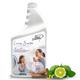 Black Diamond Stoneworks Bergamot Breeze Luxury Scented Laundry Wash, Premium Quality Detergent, Superior Cleaning Performance, Long-Lasting Fragrance, 1-Quart.