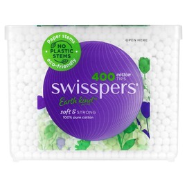 Swisspers Cotton Tips with Paper Stems X 400