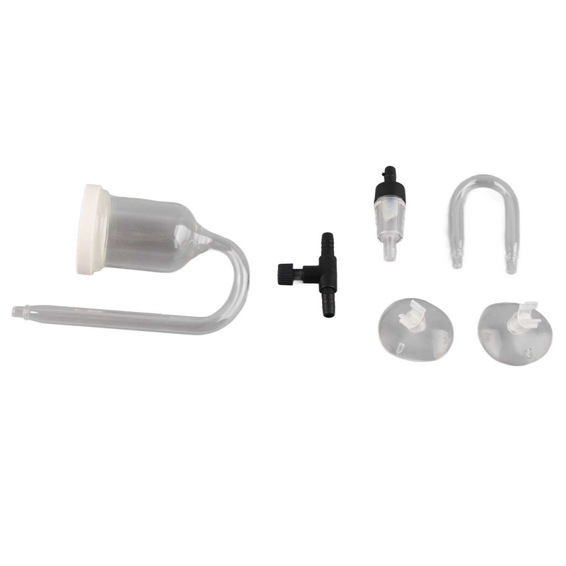Aquarium Bubble Diffuser Prevent Clogging Transparent Glass Fish Tank Air