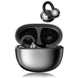 VRIFOZ Stylish Clip-on Design Earbuds, Comfortable Open Wearable Wireless Earbuds, Lightweight Waterproof, 50H Battery, Bluetooth 5.4 Headphones,Perfect for Glasses Wears, Office, Fitness and Workouts