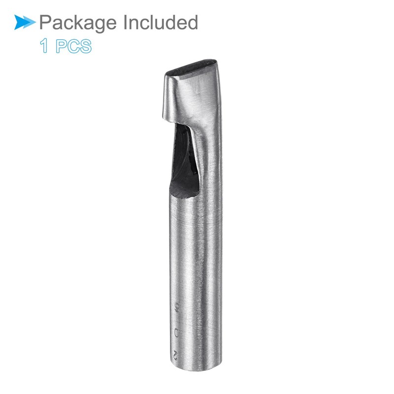 CoCud Hollow Punch 5mm x 20mm Hole 45# Steel Oval