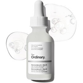 The Ordinary Niacinamide 10% + Zinc 1%, Suero para Imperfecciones con Niacinamida — Suero que unifica el tono, suaviza e ilumina. Ideal para pieles con tendencia a los brotes, 30ml