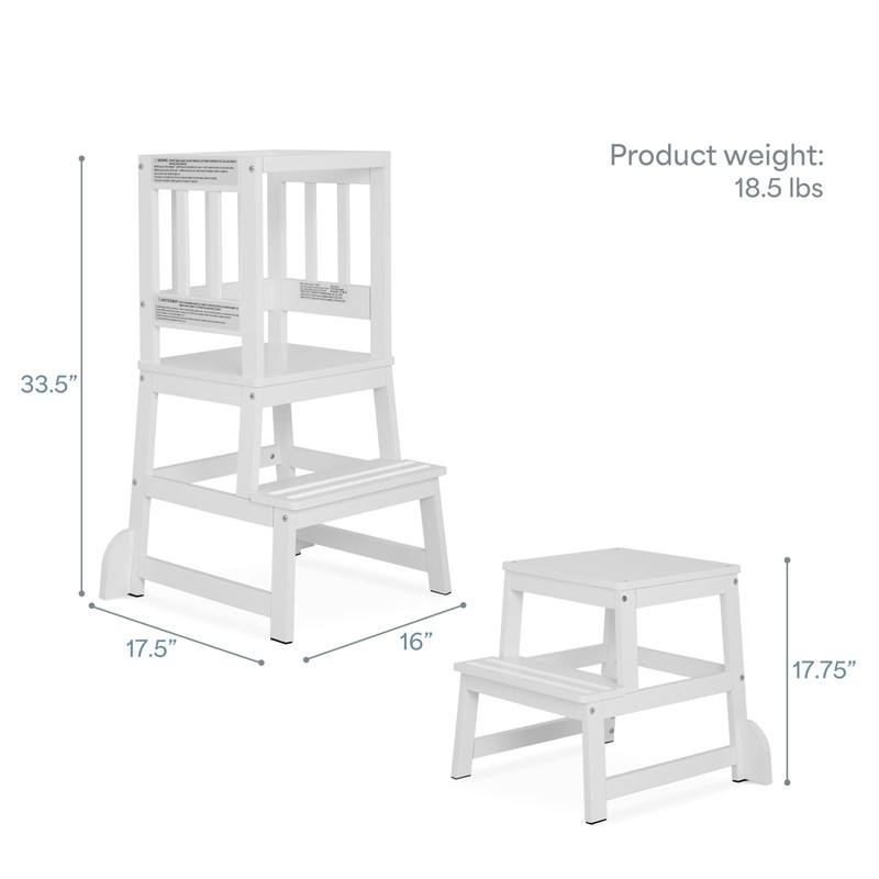 Dream On Me 2-in-1 Funtastic Tower and Step Stool, Toddler