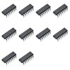 Bridgold 10pcs CD4001BE CD4001 4001 Quad 2-Input NOR Buffered B