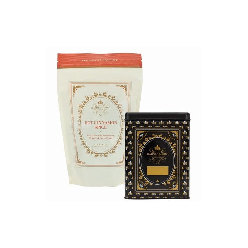 Harney & Sons Hot Cinnamon Spice Tea & Black Tea