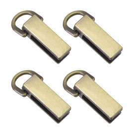 PATIKIL Bag Side Clip Buckle, 4 Pcs Metal Purse Suspension Clasp Suspending Handbag Chain Strap Connector with D Ring Purse Strap Hardware for Bag Making DIY Crossbody Craft, Bronze