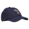 e4Hats.com Michigan State Flag Map Embroidered Unstructured Washed Cap -