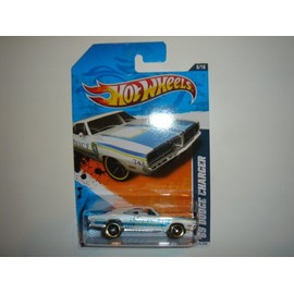 2011 Hot Wheels '69 Dodge Charger White #166/244