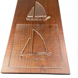 Bear Hollow Supply Sailboat Acrylic Router Template