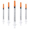 Pack of 20pcs 1ml/cc 30G 5/16" (8 mm) Plastic Tube,