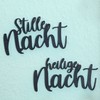 Papierdrachen Elegant Christmas Decoration - Lettering Silent Night Made of
