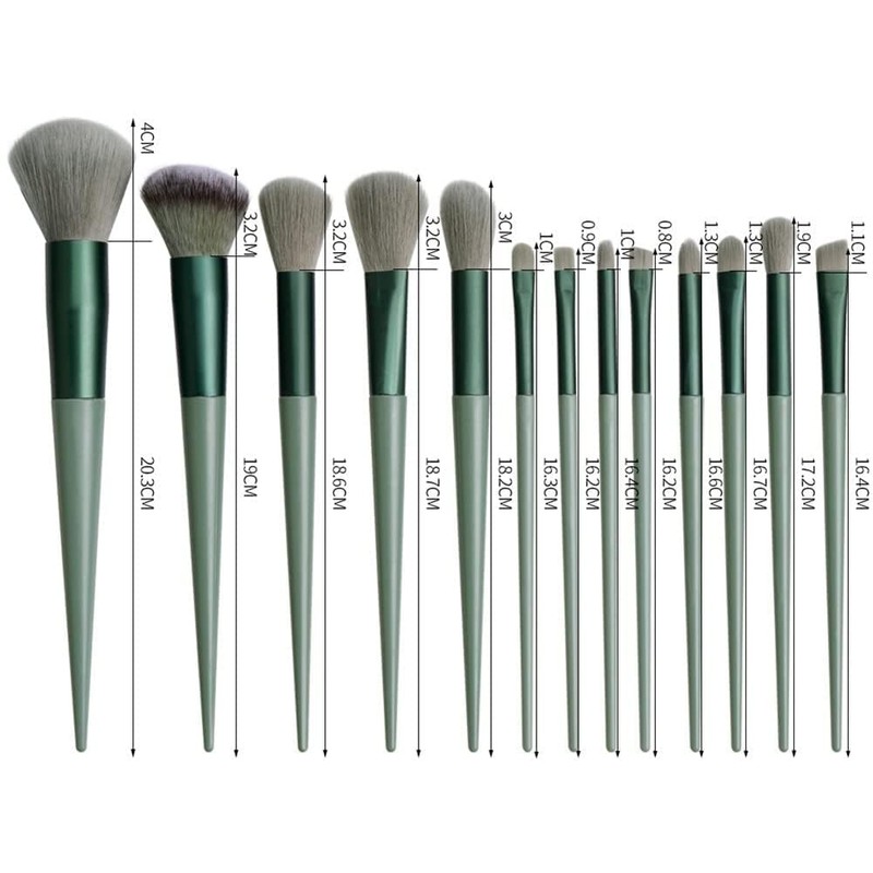 Juliyeh 13pcs Makeup Brush Set Foundation Powder Eyeshadow Eyebrow Brush