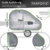Tarpofix® Deichselabdeckung Wohnwagen | Anhängerkupplung Abdeckung mit Doppel-Klickverschluss | Deichselhaube