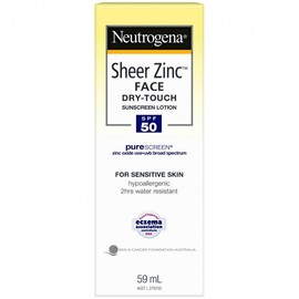 Neutrogena Sheer Zinc Face Lotion SPF50 59mL