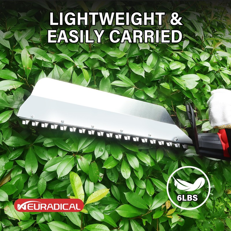 Neuradical 20 Inch Cordless Hedge Trimmer & Bush Trimmer,21V 2Ah