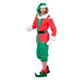 Gnome Costume Men's Costumes Men's Carnival Fancy Dress Red Green