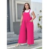 Moon Wood Plus Size Jumpsuits for Women Adjustable Casual Summer