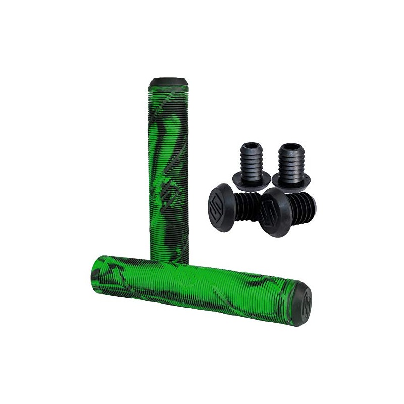 Striker Stunt Scooter Grips (Black/Green)