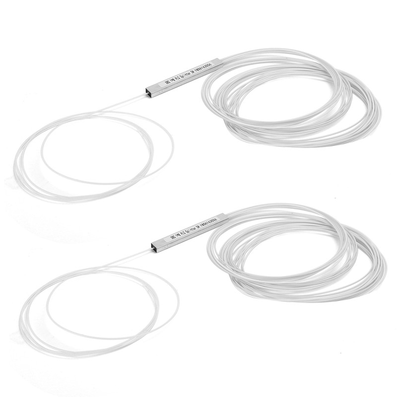 2Pcs PLC Splitter Bare Fiber No Connector Single Mode Power