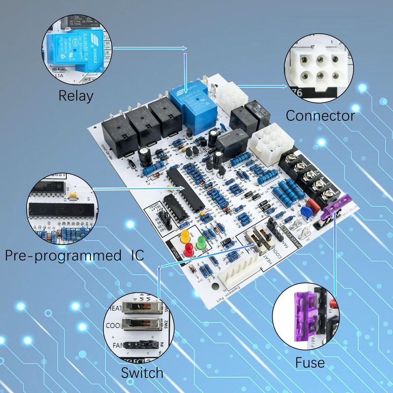 920915 Furnace Control Board Replace for 624742 and 904840 624844,