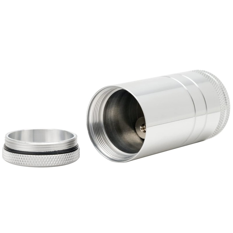 Windmill FMR-5000 Portable Ashtray Sliding Type Field Max Aluminum Silver