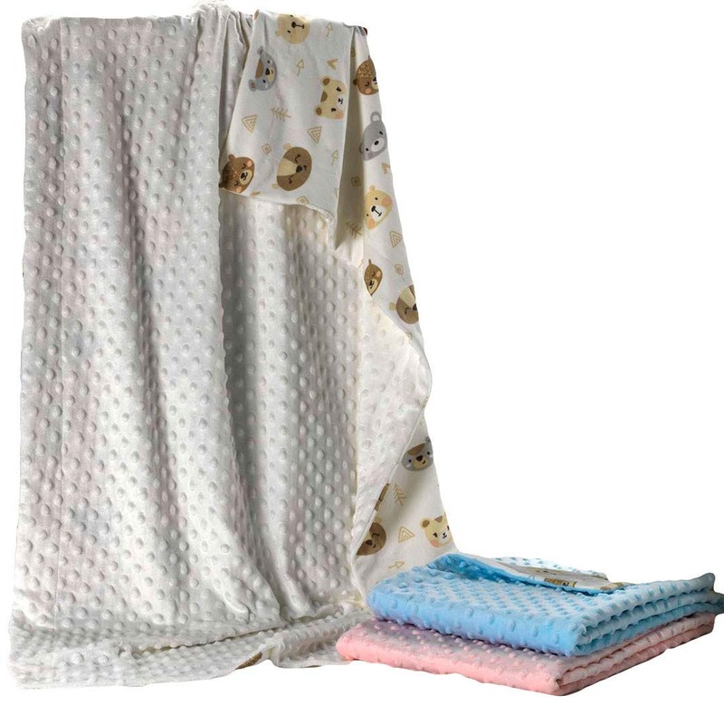 Mora - Baby Blanket Animals for Men - beige