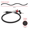 Burg-Wächter 15mm Bike Cable Lock - 80cm, Black