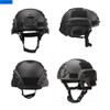 MICH Tactical Helmets with Detachable Face Mask Goggles for Airsoft,