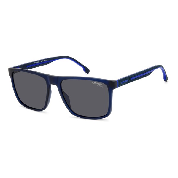 Carrera Unisex Sunglasses 8064/S 57/17/145 Men's Sunglasses, FLL/IR Matte Blue,