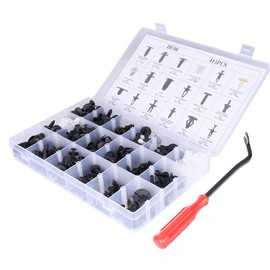 SCITOO 435Pcs Bumper Retainer Clips Kit Car Fastener Rivet Door Trim Panel Clips fit for GM For Toyota Honda For Ford For Chrysler,19 Sizes
