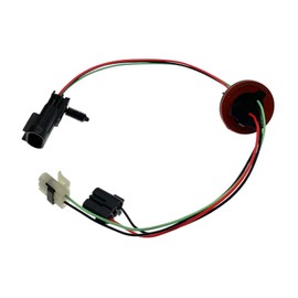 HYXUAN Headlight Lamp Wiring Harness Compatible with Do-dge Ram 1500 2500 3500 4500 5500 2010 2011 2012 2013 2014 2015 2016 2017, Light Wire Quad Halogen Only, OEM 68193062AB, 68193062AA