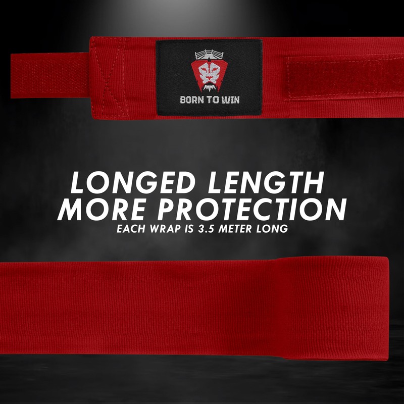 Born To Win Hand Wraps Boxing Inner Gloves With Wrist