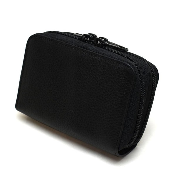 Men's Genuine Leather Belt Pouch, For Use Through A Belt,