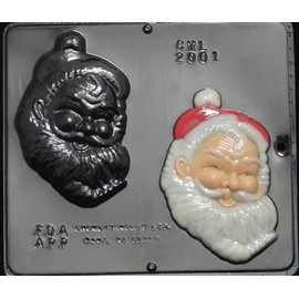 Candy Molds N More Santa Claus Face Chocolate Candy Mold Christmas 2001