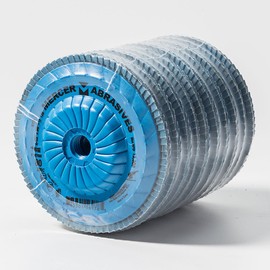 Mercer Industries 342T080-4-1/2" x 5/8"-11 Type 29 Zirconia Standard Density Trimmable FlapDiscs, Grit 80 (10 Pack)