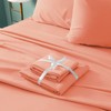 BYSURE 6 Pieces Bed Sheets Set(Queen, Coral) - Super Soft