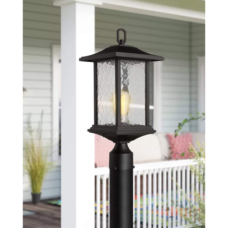 Beionxii Dusk to Dawn Outdoor Post Lights, 21inch Large Exterior