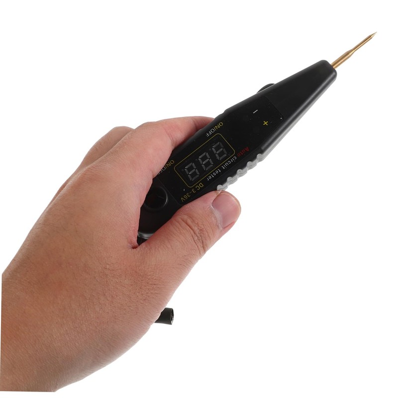 Mikinona Automotive Voltage Tester Pen with LED Display Digital Circuit